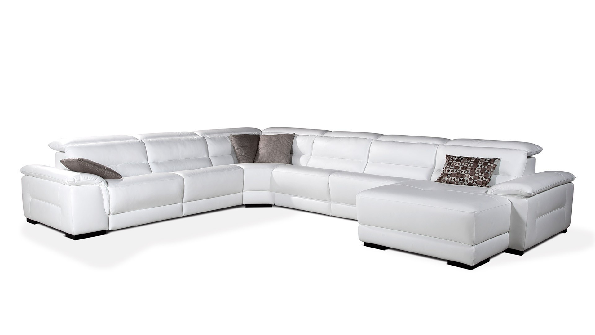 TRENTON corner sofa chaise longue | A high-end living room