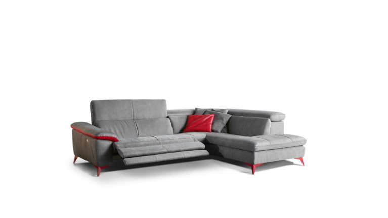 MONZA electric corner sofa with chaise longue