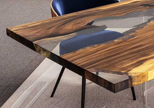 Table UNIQUE en bois massif Mobilier de France