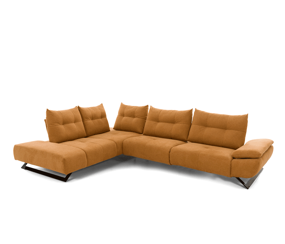 Canapé d'angle relaxation électrique LEVEL - Le confort d'un angle avec 2 relax