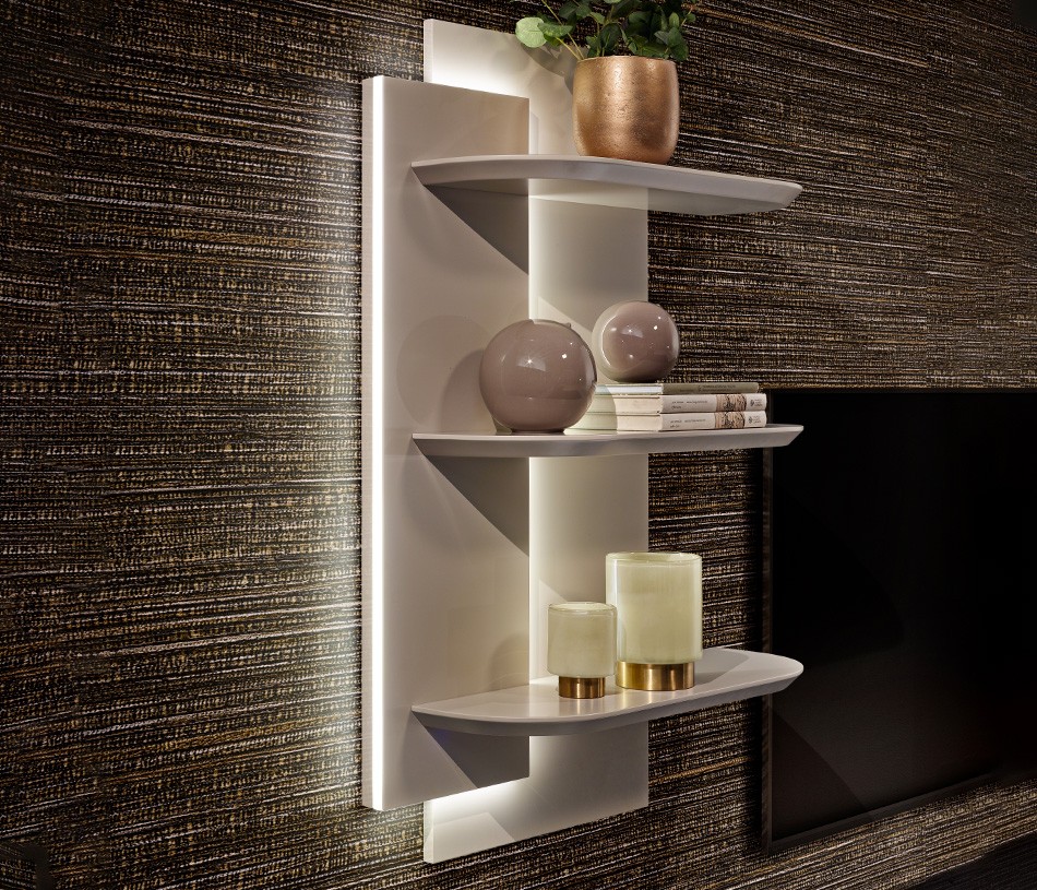 Module étagères éclairées CIRCUS, un complément idéal pour votre meuble TV