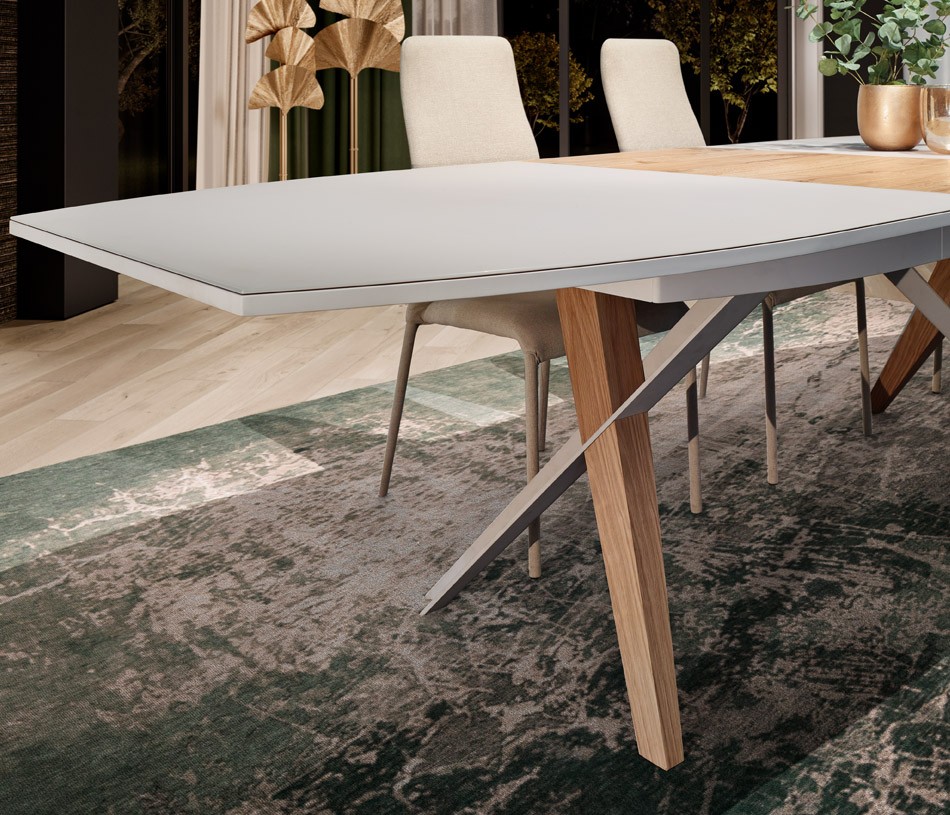 Table de repas extensible CIRCUS, entre élégance et modernité.