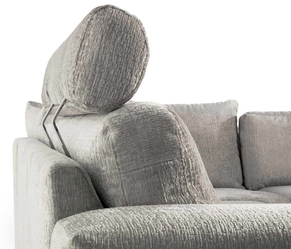 Grand canapé d'angle PANORAMA - Têtière inclinable