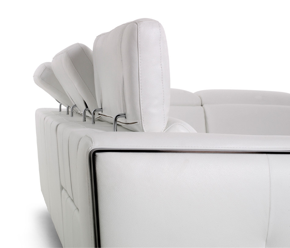 Canapé d'angle chaise longue relaxation électrique BRADLEY - Un confort à la carte