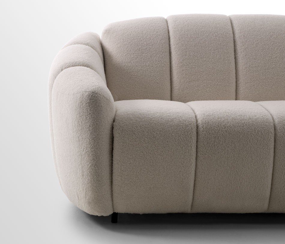 Canapé-lit TEDDY aux rondeurs accueillantes et dimensions généreuses