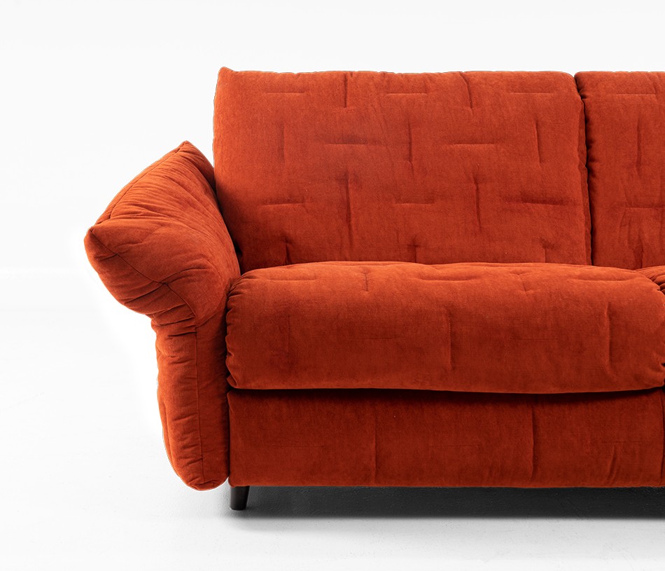 Canapé d'angle convertible ELYSEE au confort moelleux et 100% configurable