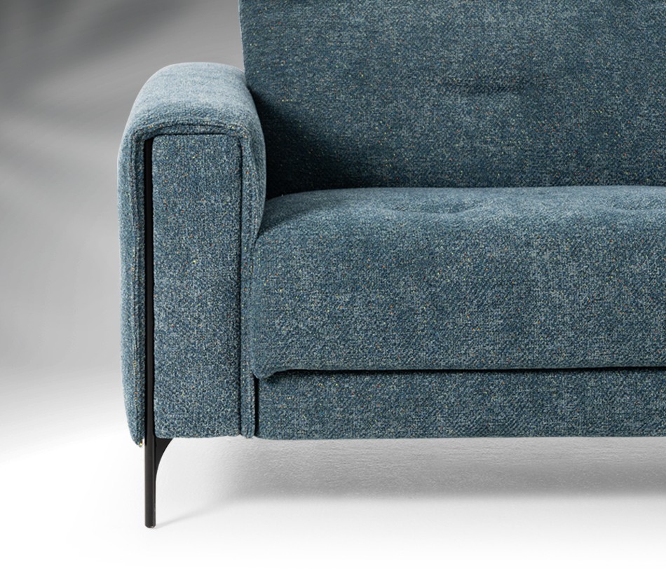 Canapé d'angle chaise longue relaxation électrique ARNOLD