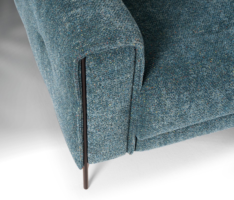 Canapé d'angle chaise longue relaxation électrique ARNOLD