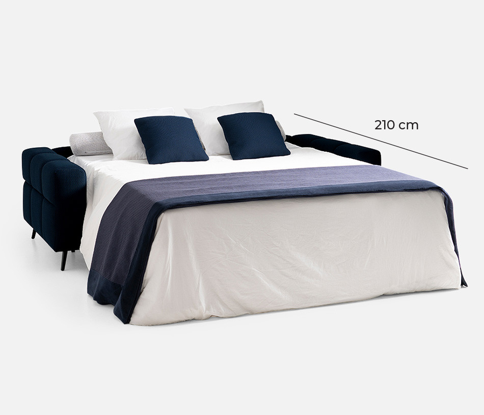 Canapé convertible tissu 3D TETRIS