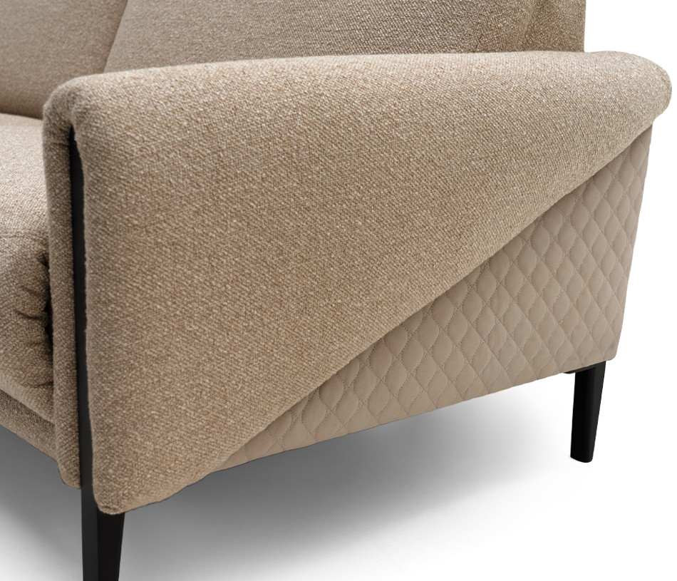 Canapé relaxation électrique 3 places tissu DEESSE