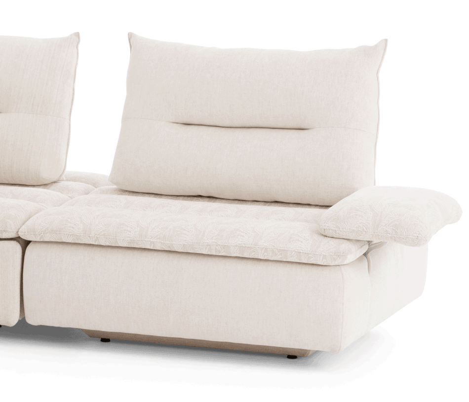 Chauffeuse tissu NEW BYBLOS - 100% modulable et rétroéclairée