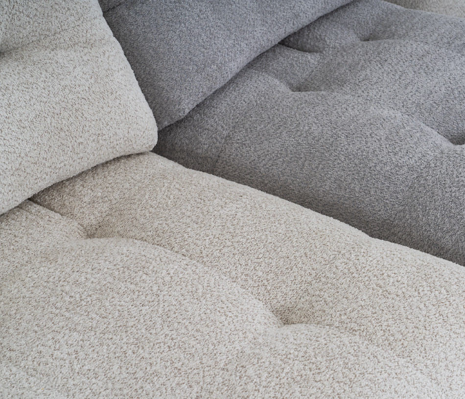 Canapé d'angle modulable sur base tissu OTTO