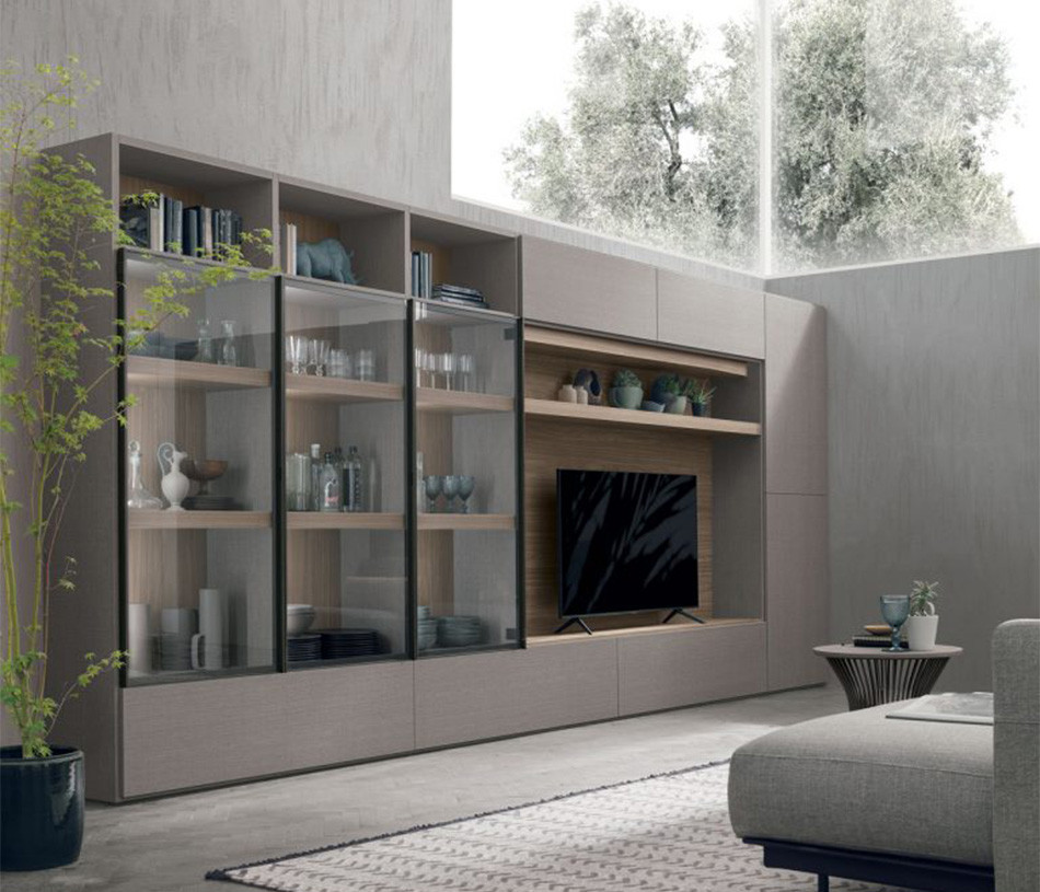 Composition TV ATLANTE - Un ensemble meuble TV entièrement configurable